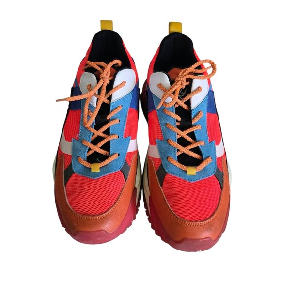 Javi Hero Mens Size 12 Chunky Sneakers Shoes Colorful Bold Urban Inspired - Picture 3 of 7